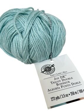 Loop & Thread Yarn Joy DK tricot Double 100 g Teal - Mint 250 m New